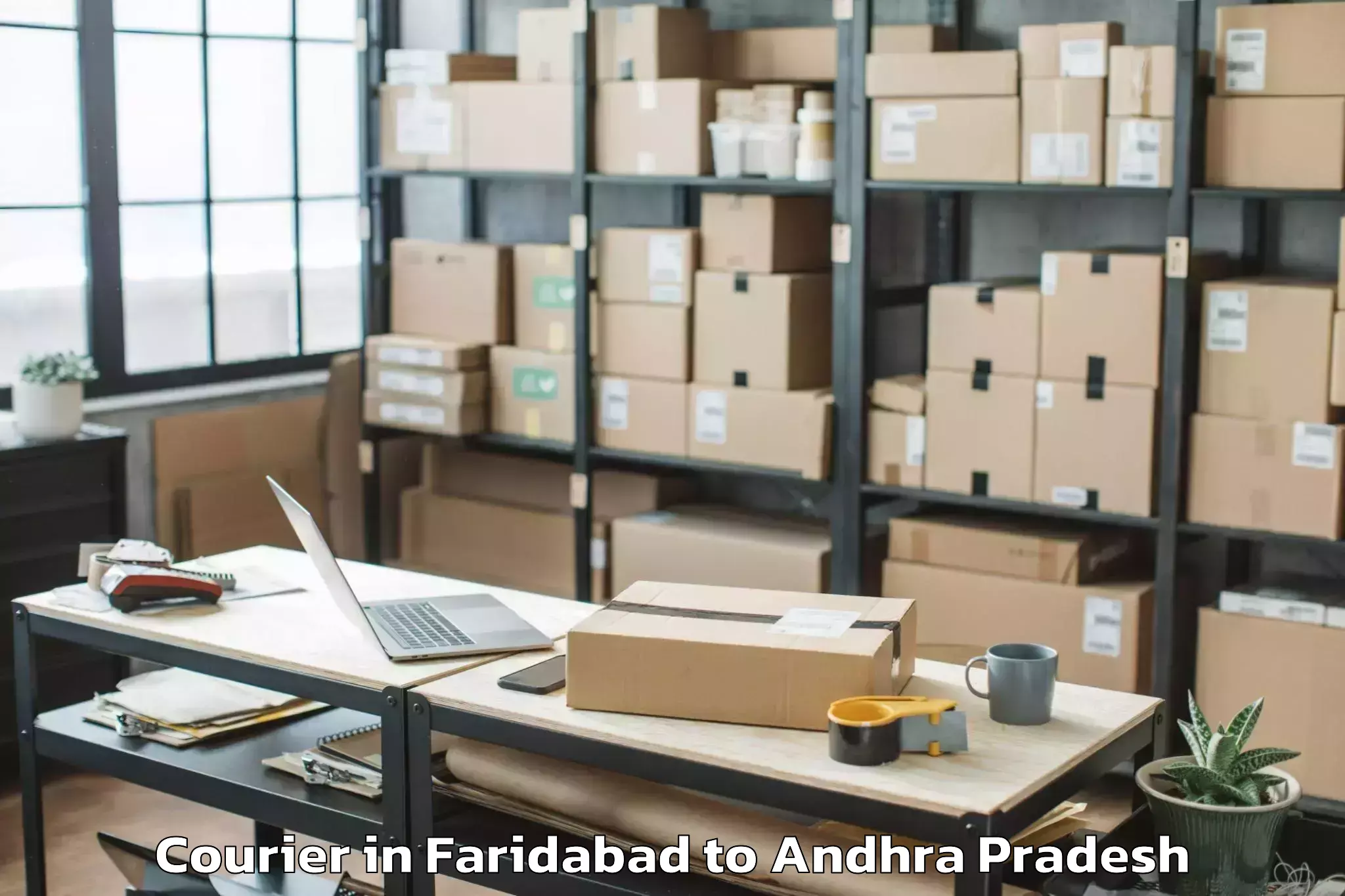 Top Faridabad to Rayavaram Courier Available